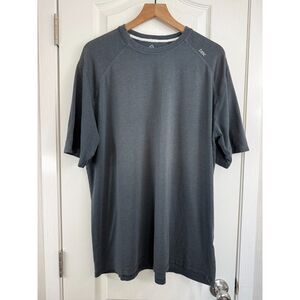 Tasc Carrollton Fitness T-Shirt Charcoal Gray Organic Cotton Bamboo Men's XXL